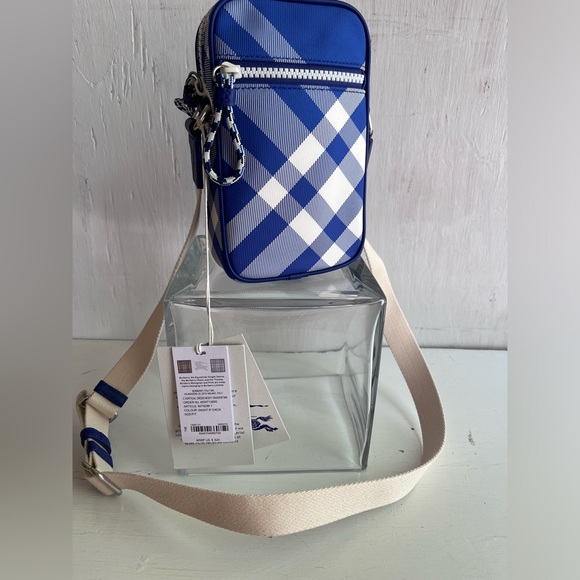 BURBERRY Check Crossbody Bag- Knight - Picture 5 of 14